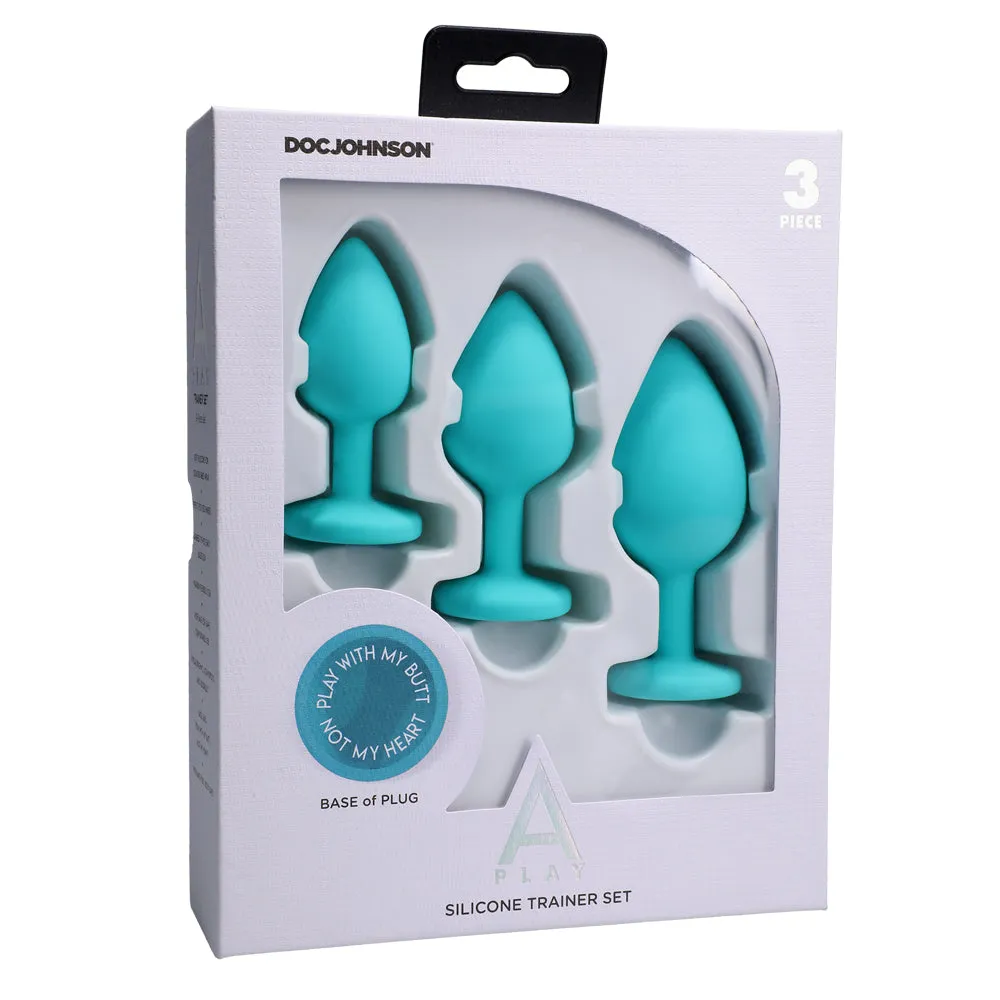 A Play 3-Piece Silicone Anal Plug Trainer Set