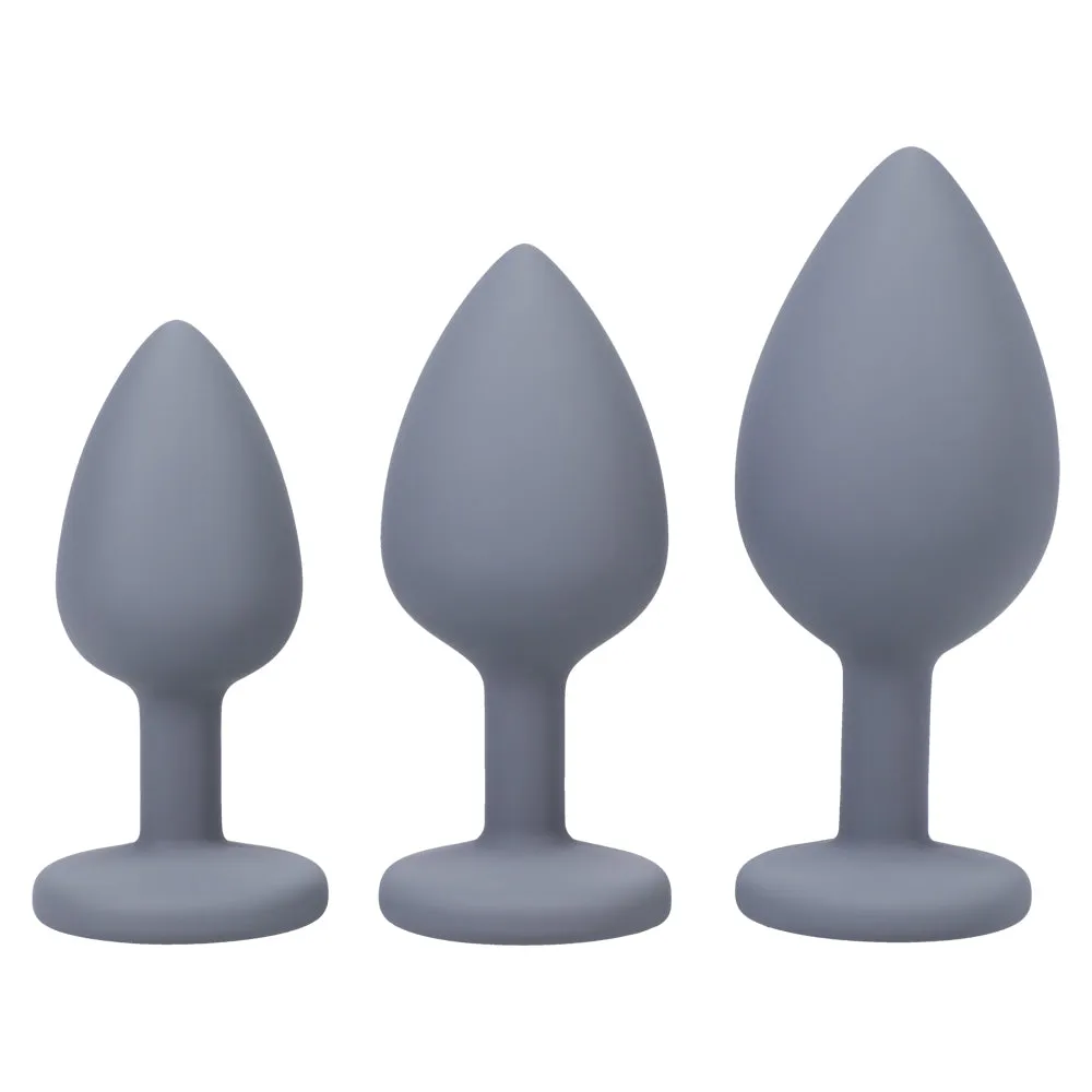A Play 3-Piece Silicone Anal Plug Trainer Set