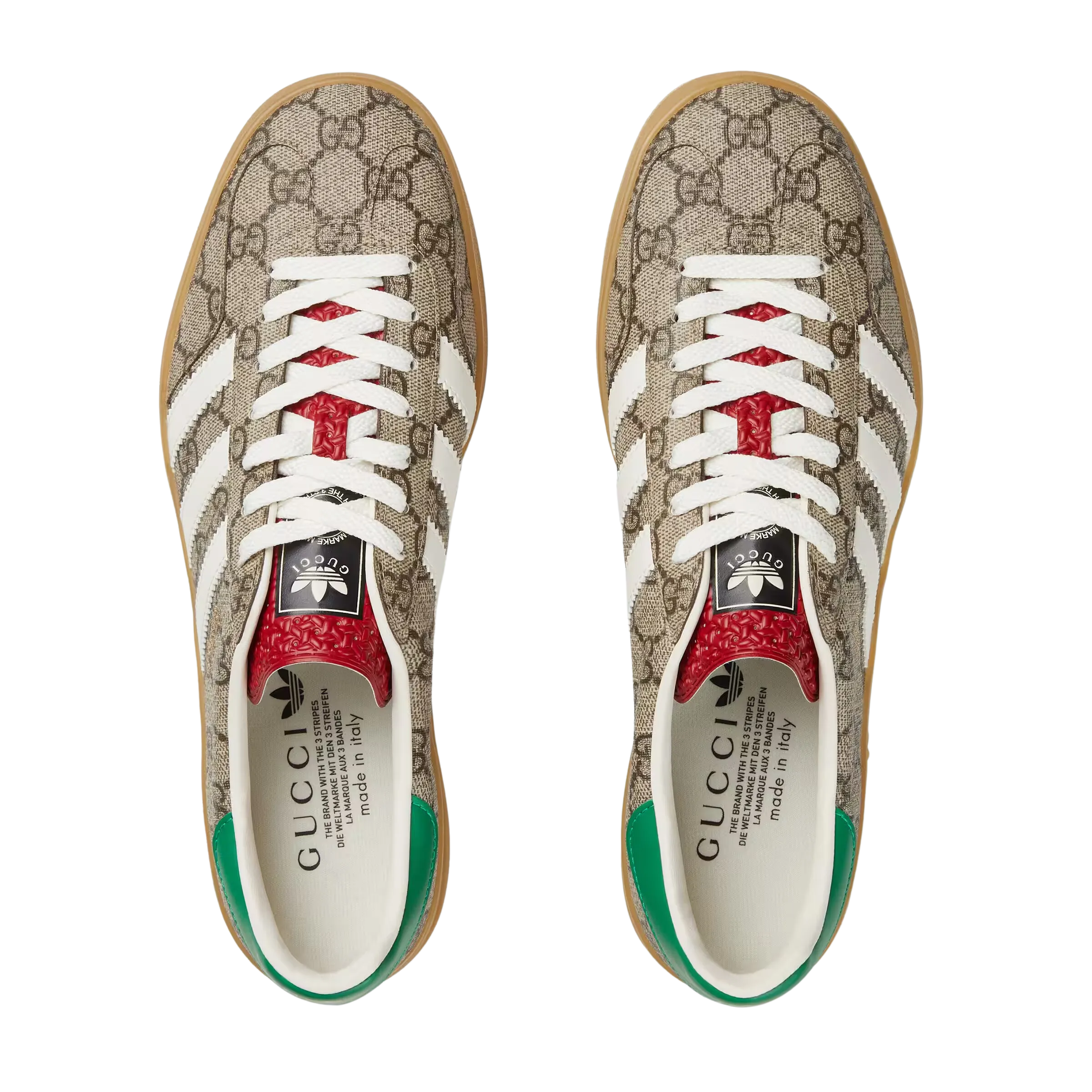 ADIDAS X GUCCI GAZELLE BEIGE GG MONOGRAM