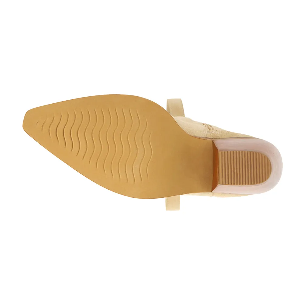 Agency Embroidery Pointed Toe Cowboy Boots