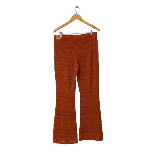 American Eagle Rust Lace Flare Pants | Brand New |