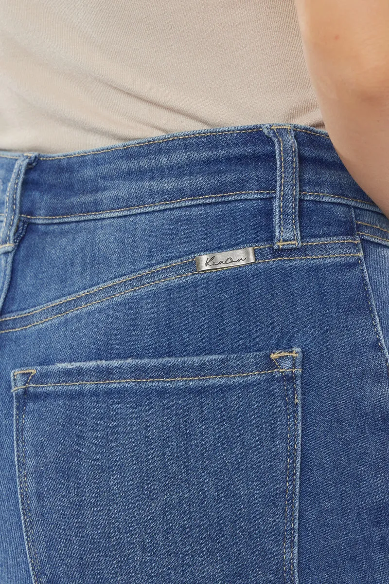 ASHTON MEDIUM DENIM - HIGH RISE FLARE - KAN CAN