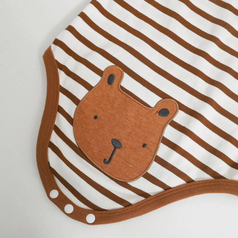 Autumn Newborn Boys and Girls Baby Cute Bear Romper Wholesale