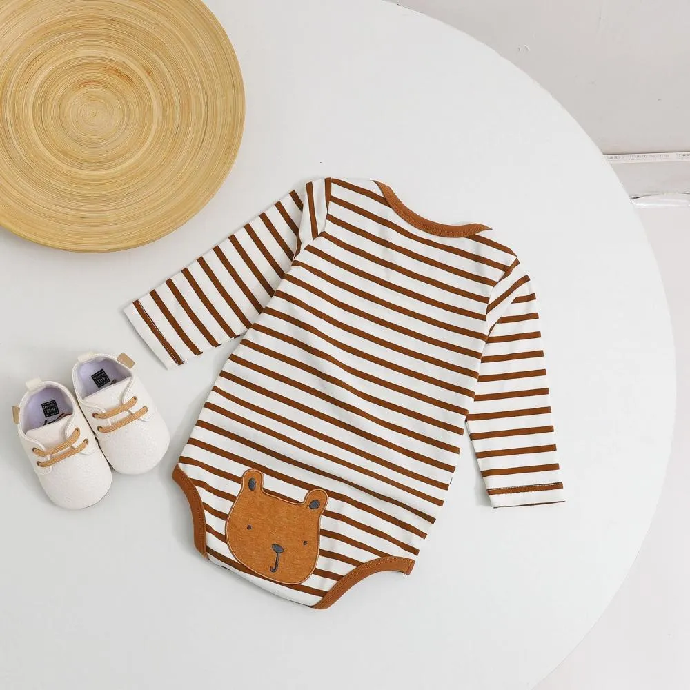 Autumn Newborn Boys and Girls Baby Cute Bear Romper Wholesale