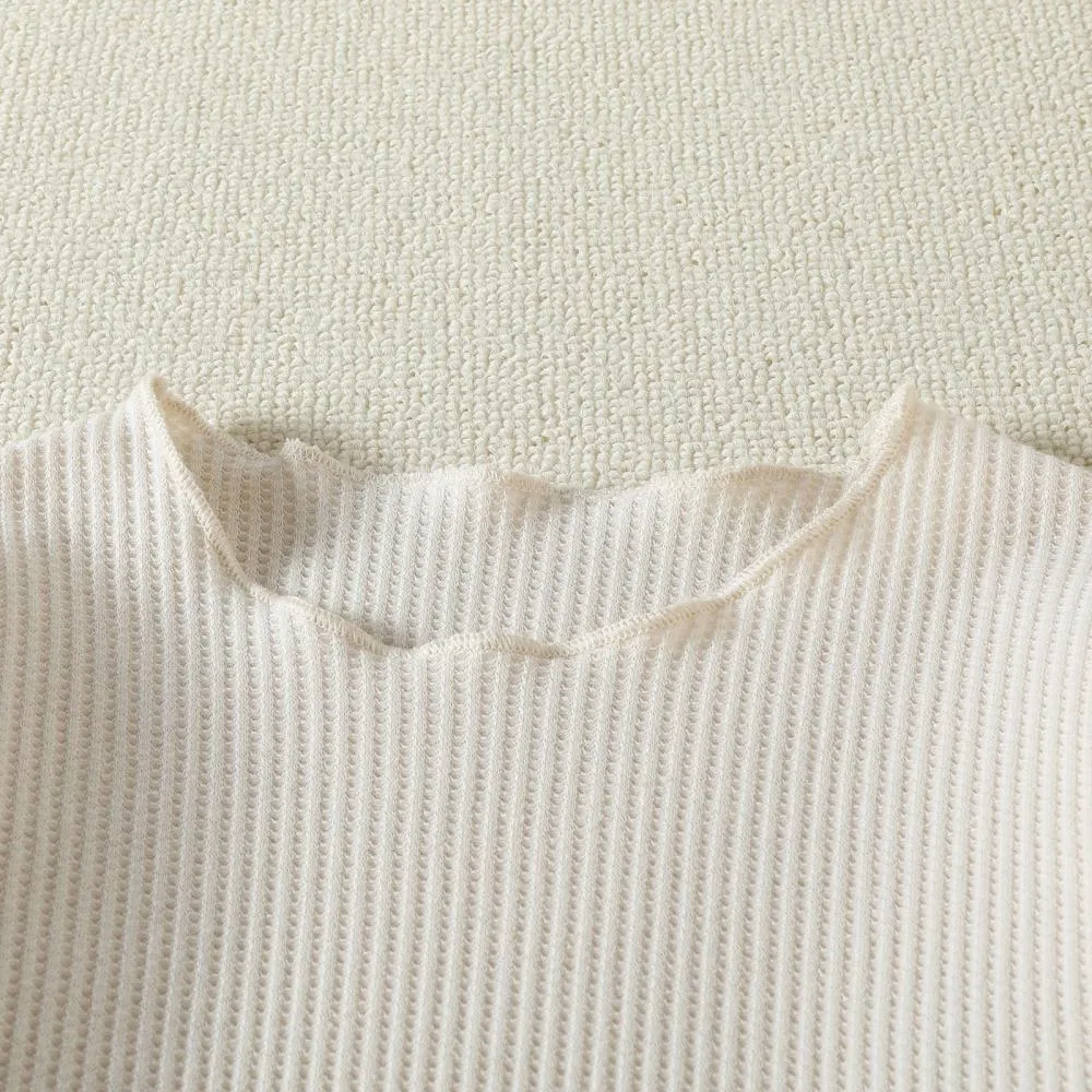 Autumn Solid Color Pocket Waffle Baby Romper Wholesale Baby Boutique Clothes