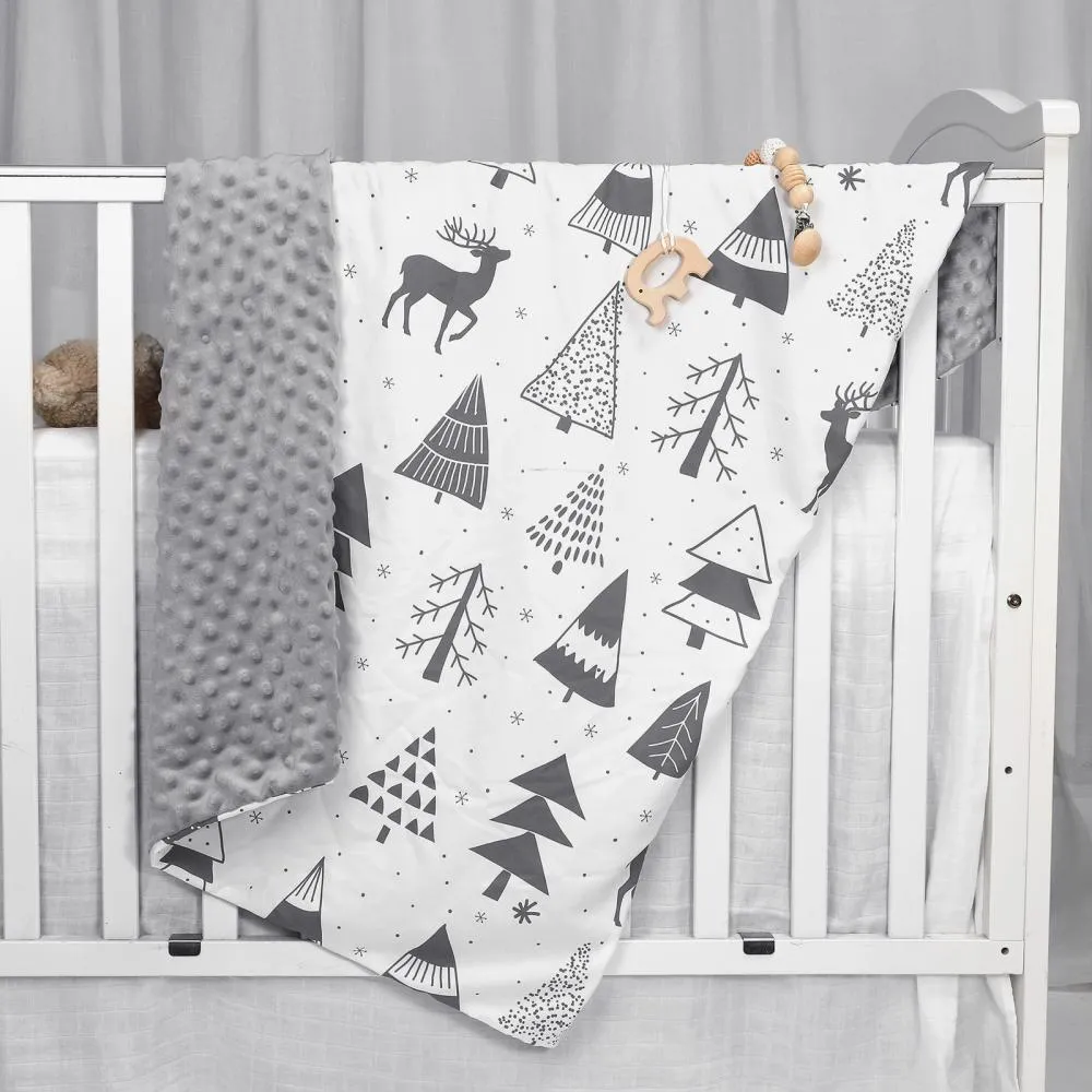 Baby Autumn and Winter Blanket Newborn Baby Beanie Quilt Wholesale Baby Blankets