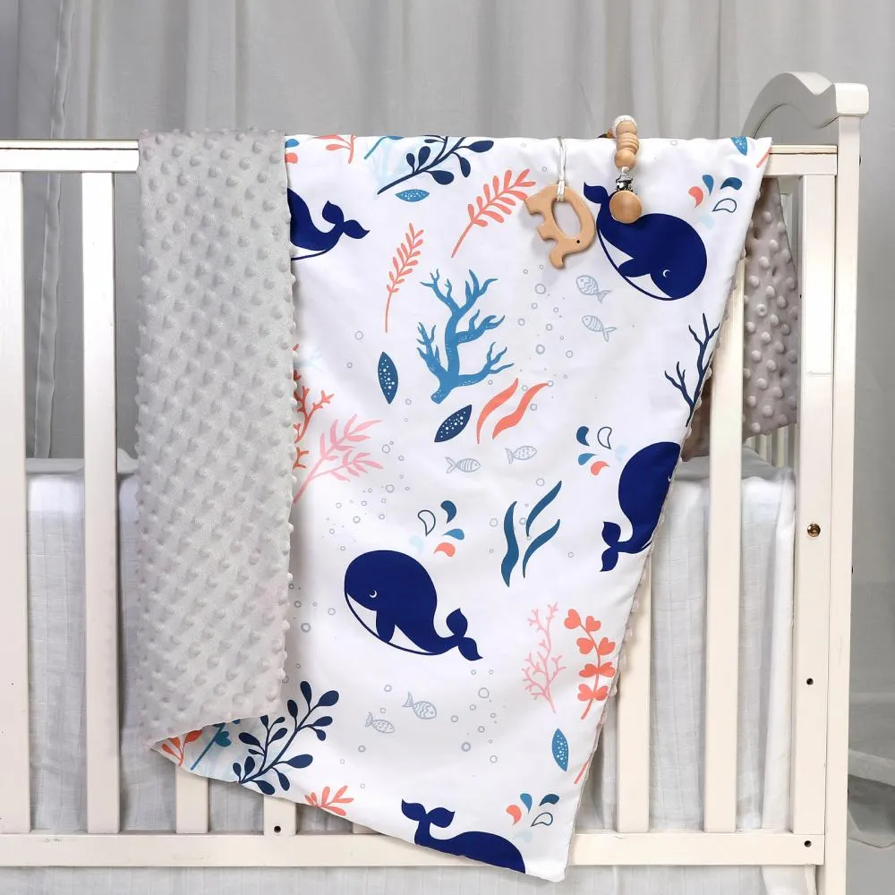 Baby Autumn and Winter Blanket Newborn Baby Beanie Quilt Wholesale Baby Blankets