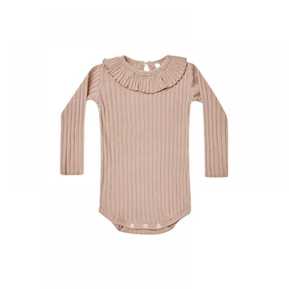 Baby Autumn Lace Collar Pit Strip Knitted Romper Wholesale Baby Clothes