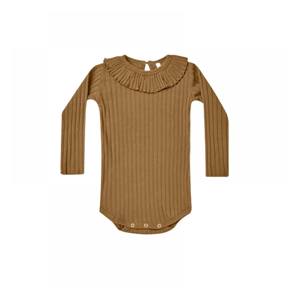 Baby Autumn Lace Collar Pit Strip Knitted Romper Wholesale Baby Clothes