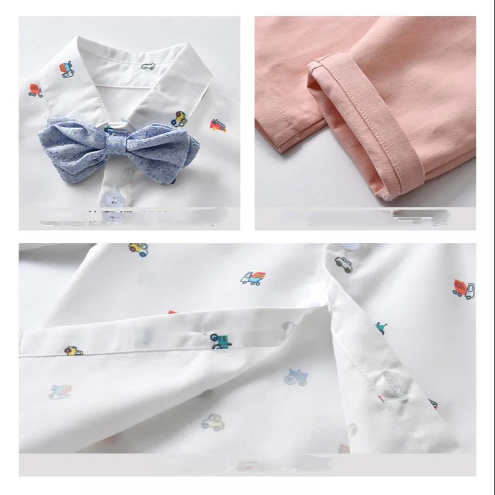 Baby Boys Car Printed T-shirt and Pants Set Cotton Buy Baby Clothes Wholesale