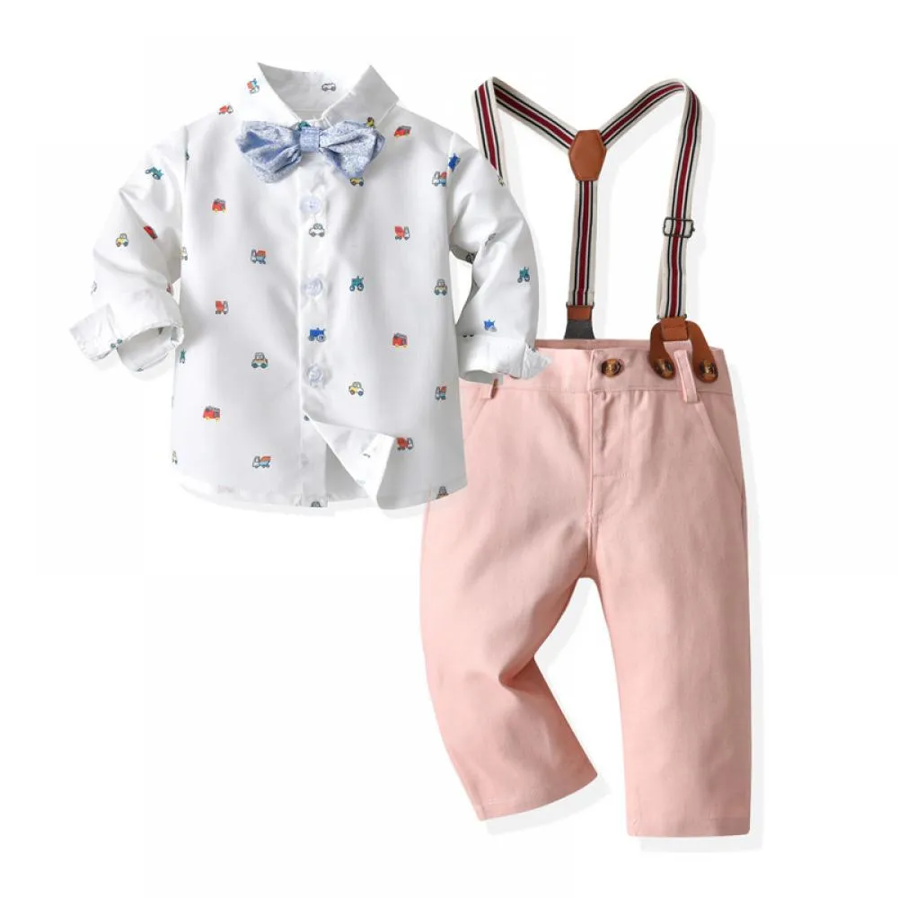 Baby Boys Car Printed T-shirt and Pants Set Cotton Buy Baby Clothes Wholesale