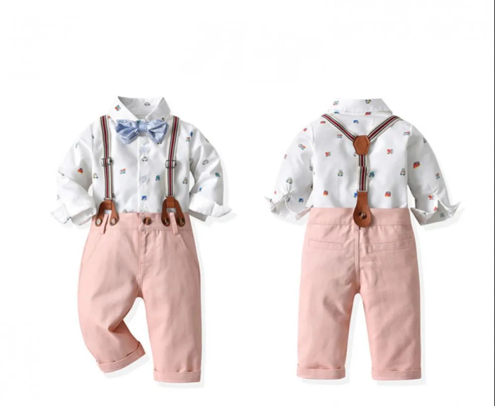 Baby Boys Car Printed T-shirt and Pants Set Cotton Buy Baby Clothes Wholesale