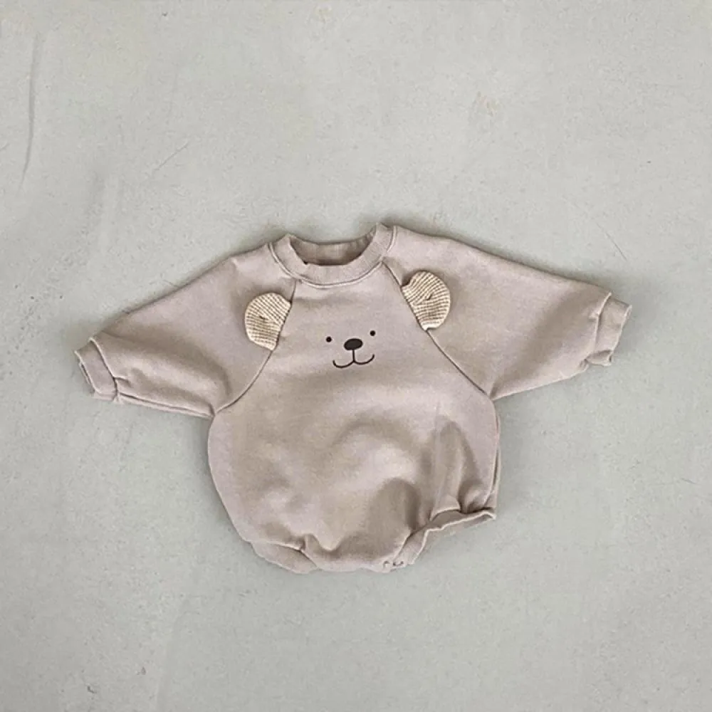 Baby Clothes Cute Bear Print One Piece Newborn Romper Wholesale