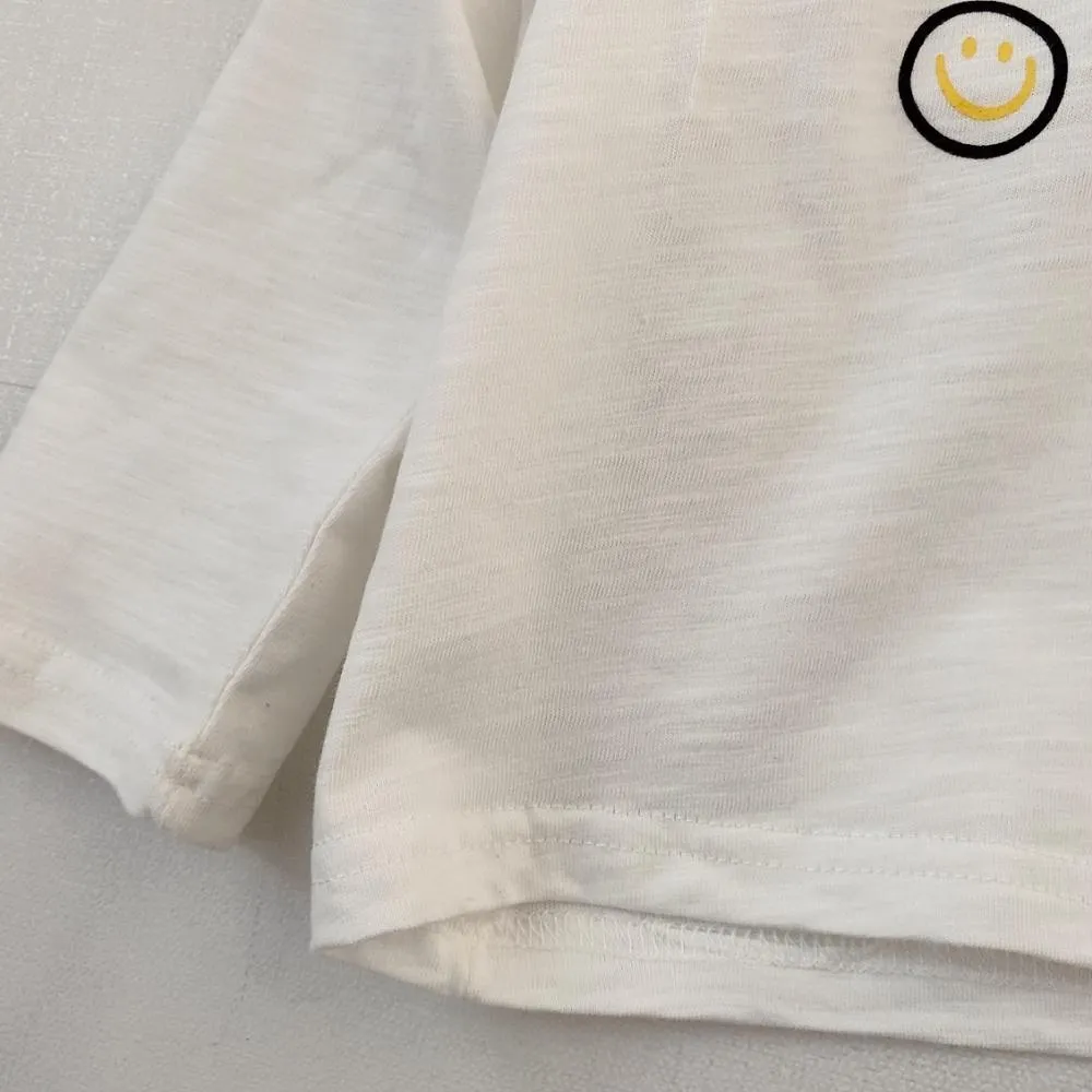 Baby Letter T-shirt Spring and Autumn Cotton Sweater Boys And Girls Clothes Wholesale
