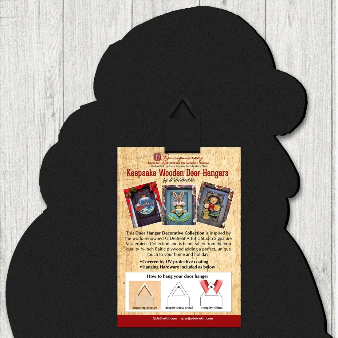 Be Thankful Turkey Sitter Door Decor by J. Mills-Price - Thanksgiving Halloween Decor - 8457702H