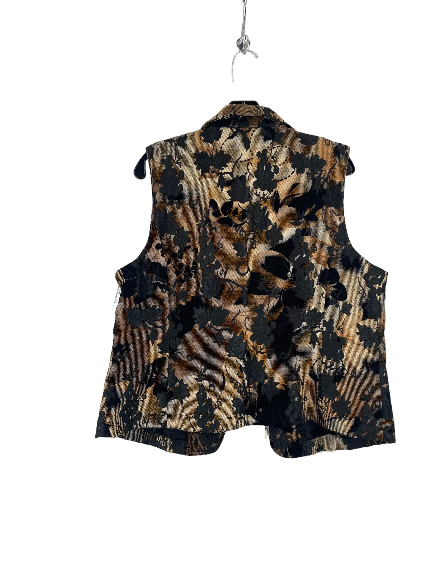 Black & Brown Vest Other Christopher And Banks, Size L