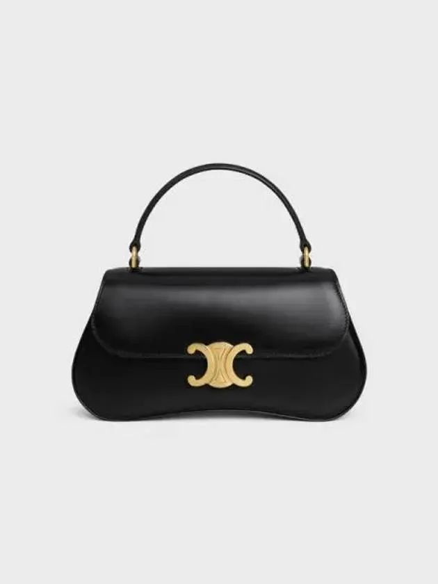 Black Teen Shiny Triomphe Lola Bag 119533BF4 38NO