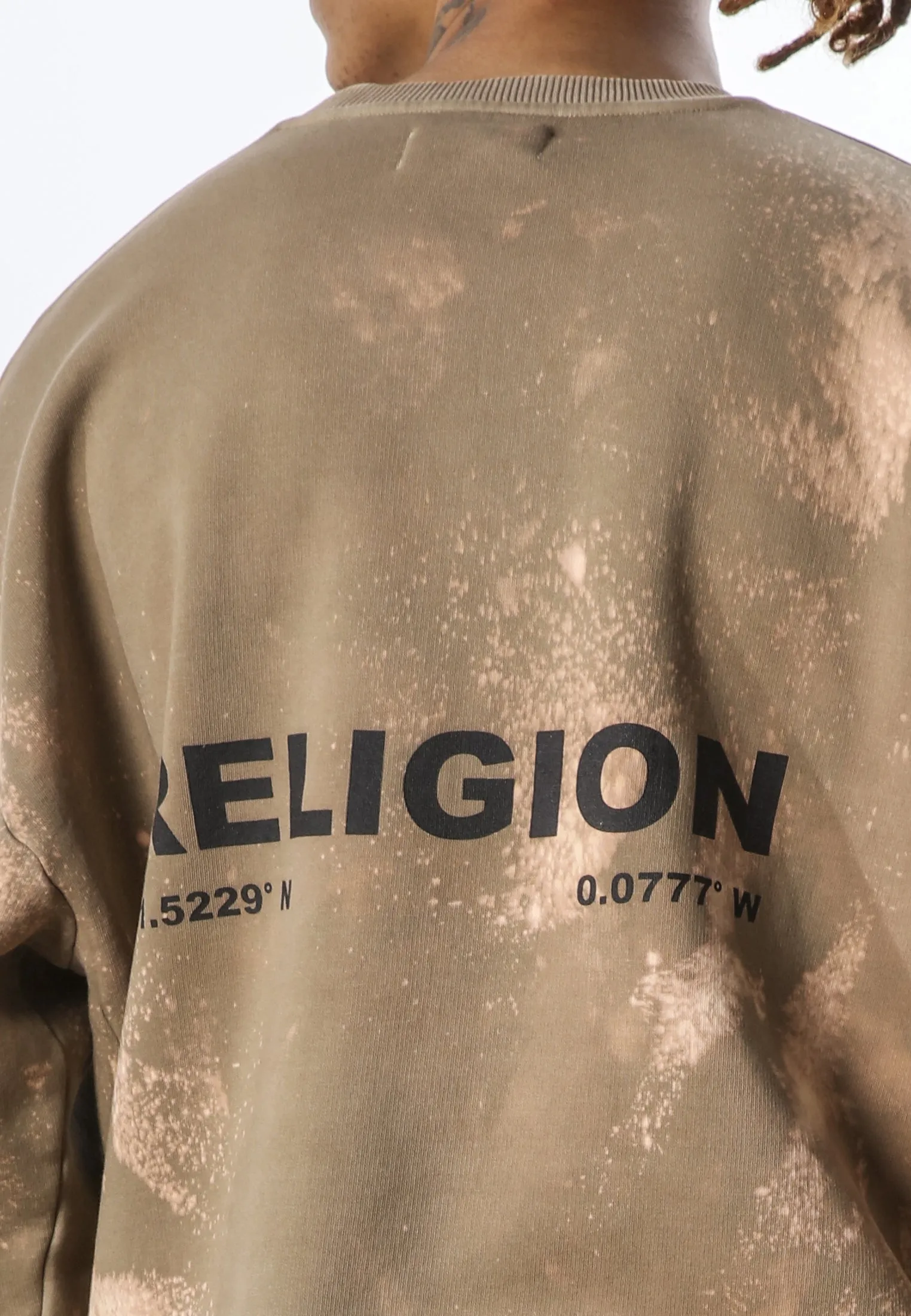 BLEACHED SWEAT FAWN & BLACK
