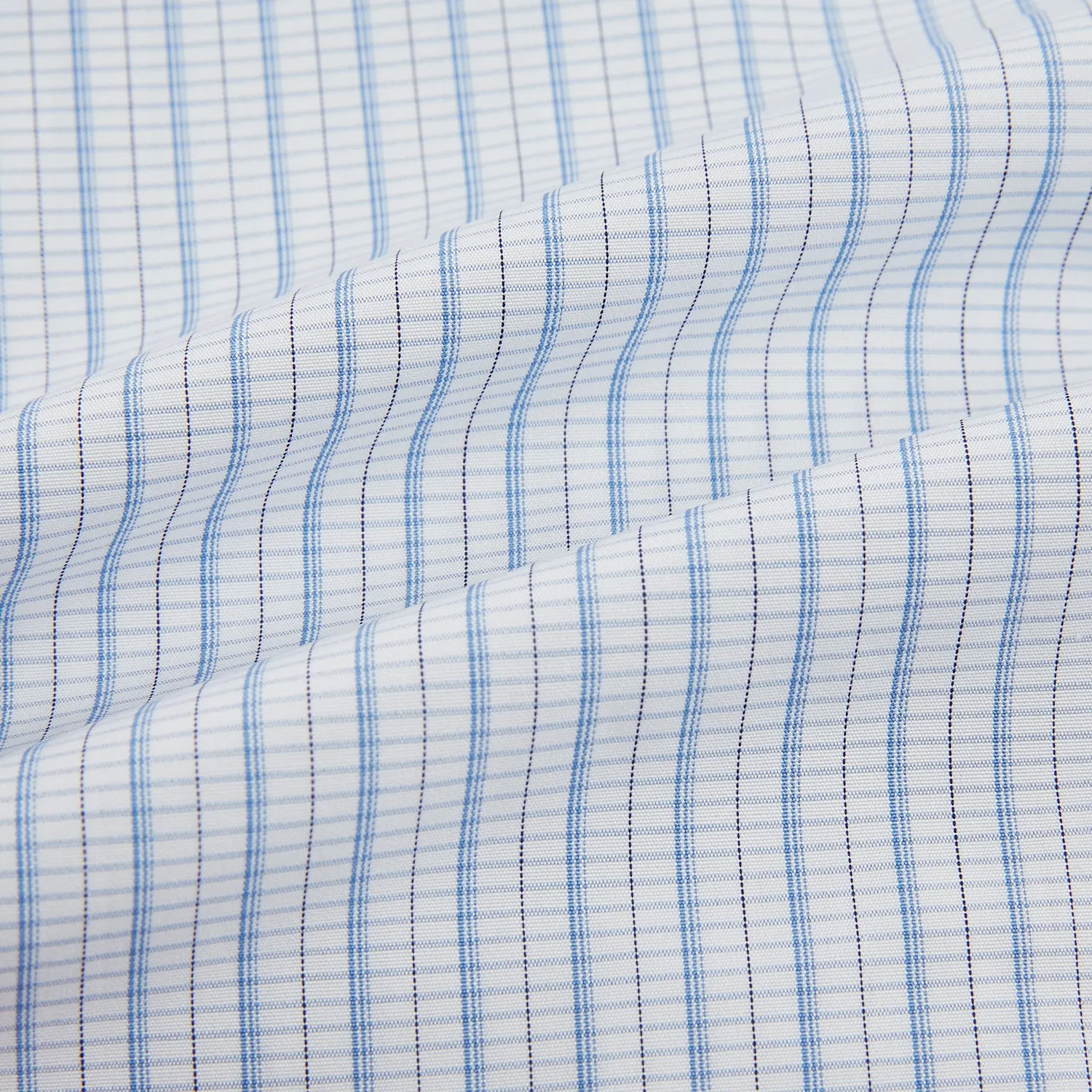 Blue Graph Check Mayfair Shirt