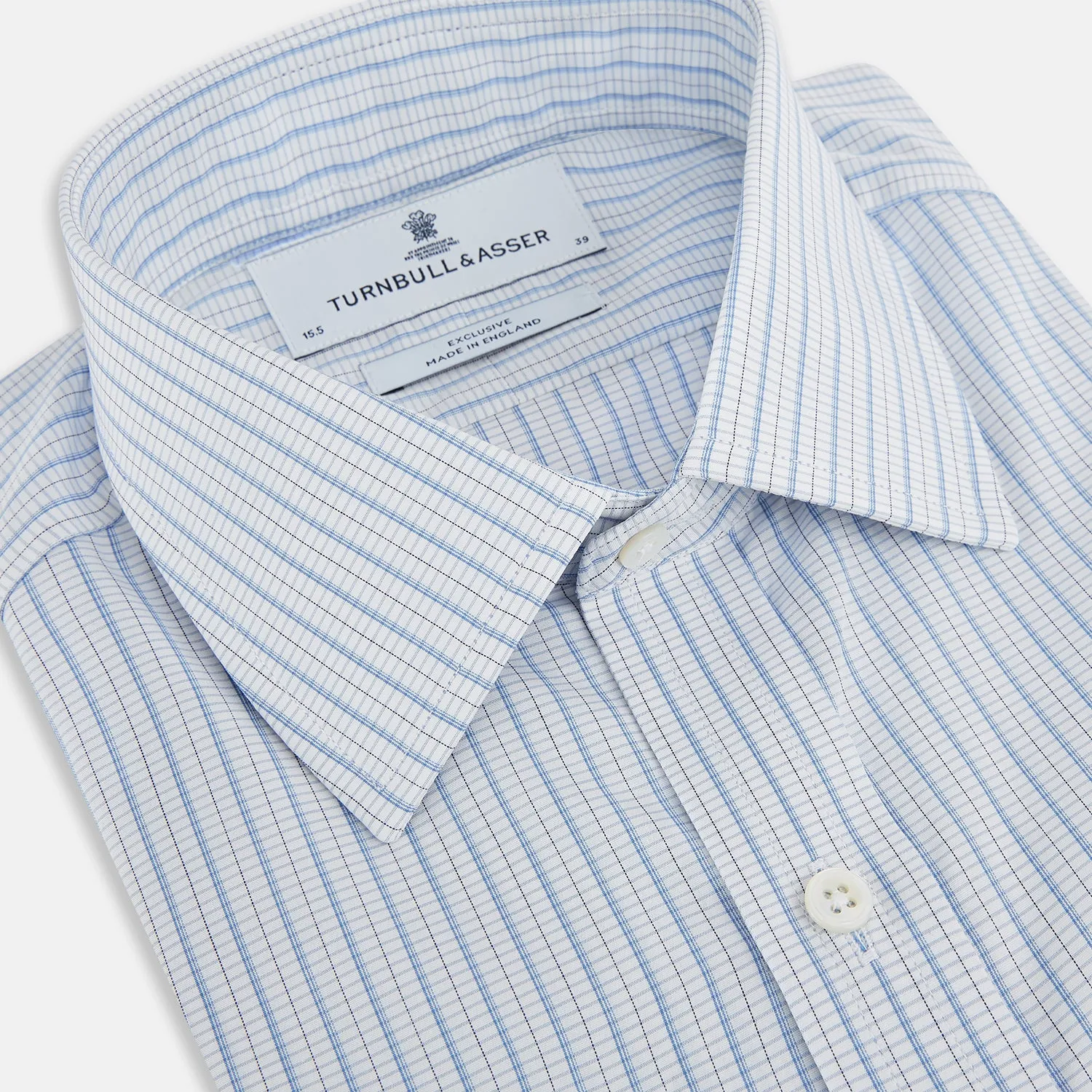 Blue Graph Check Mayfair Shirt