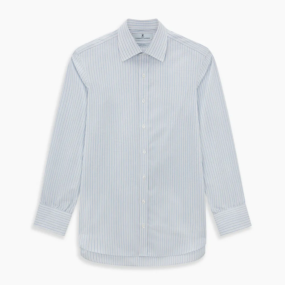 Blue Graph Check Mayfair Shirt