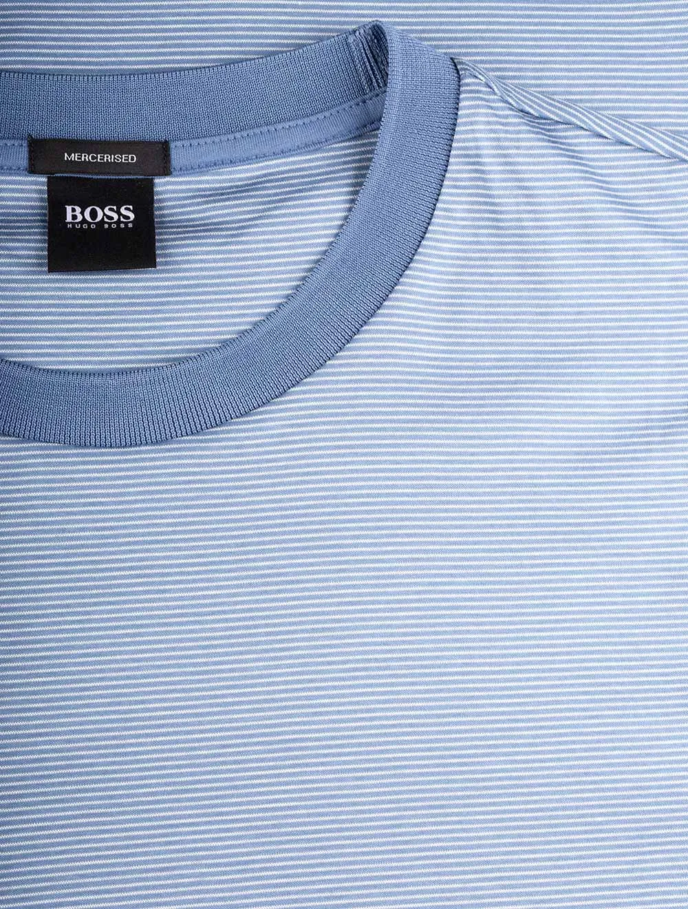 Boss Tessler T-shirt Stone Blue Melange