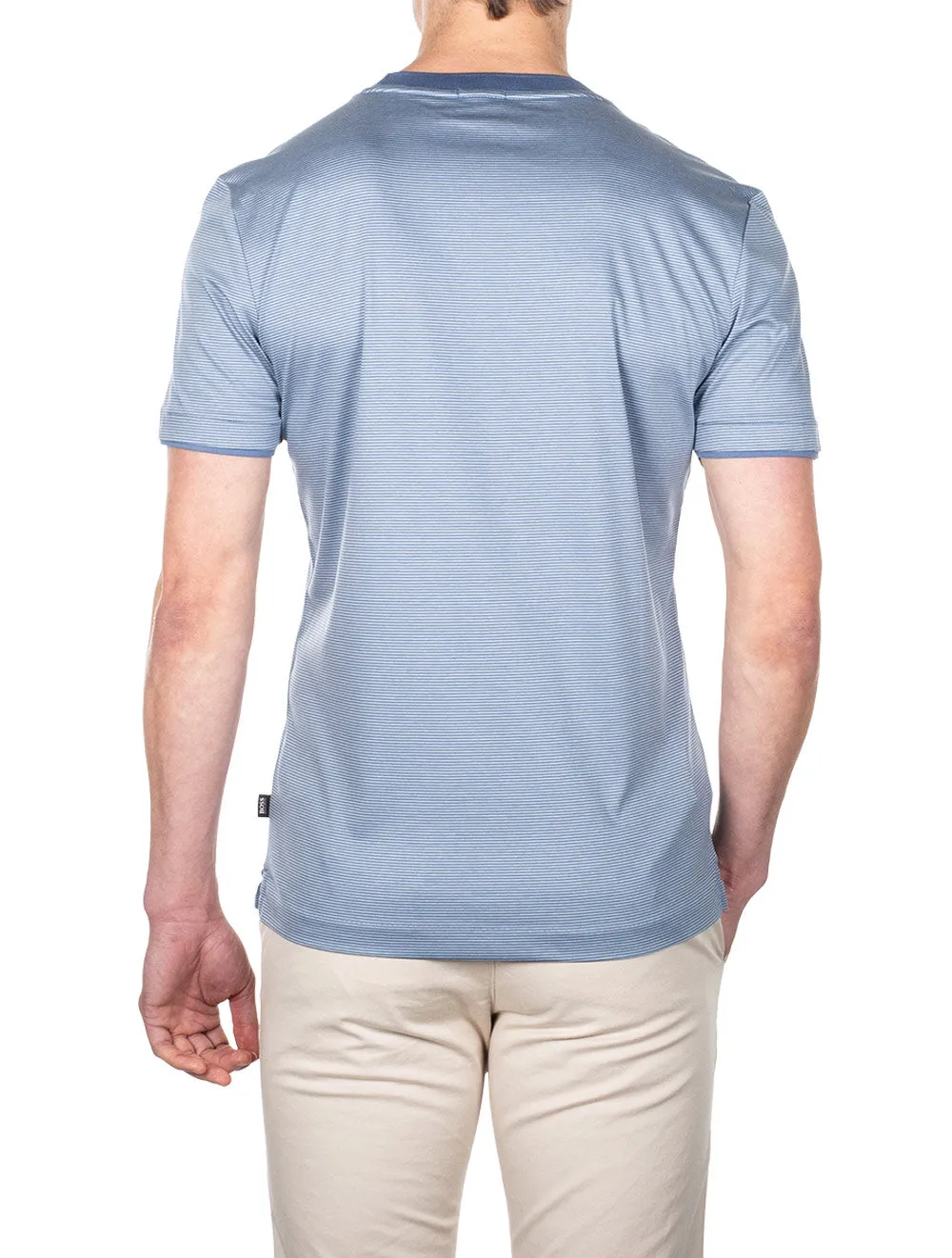 Boss Tessler T-shirt Stone Blue Melange