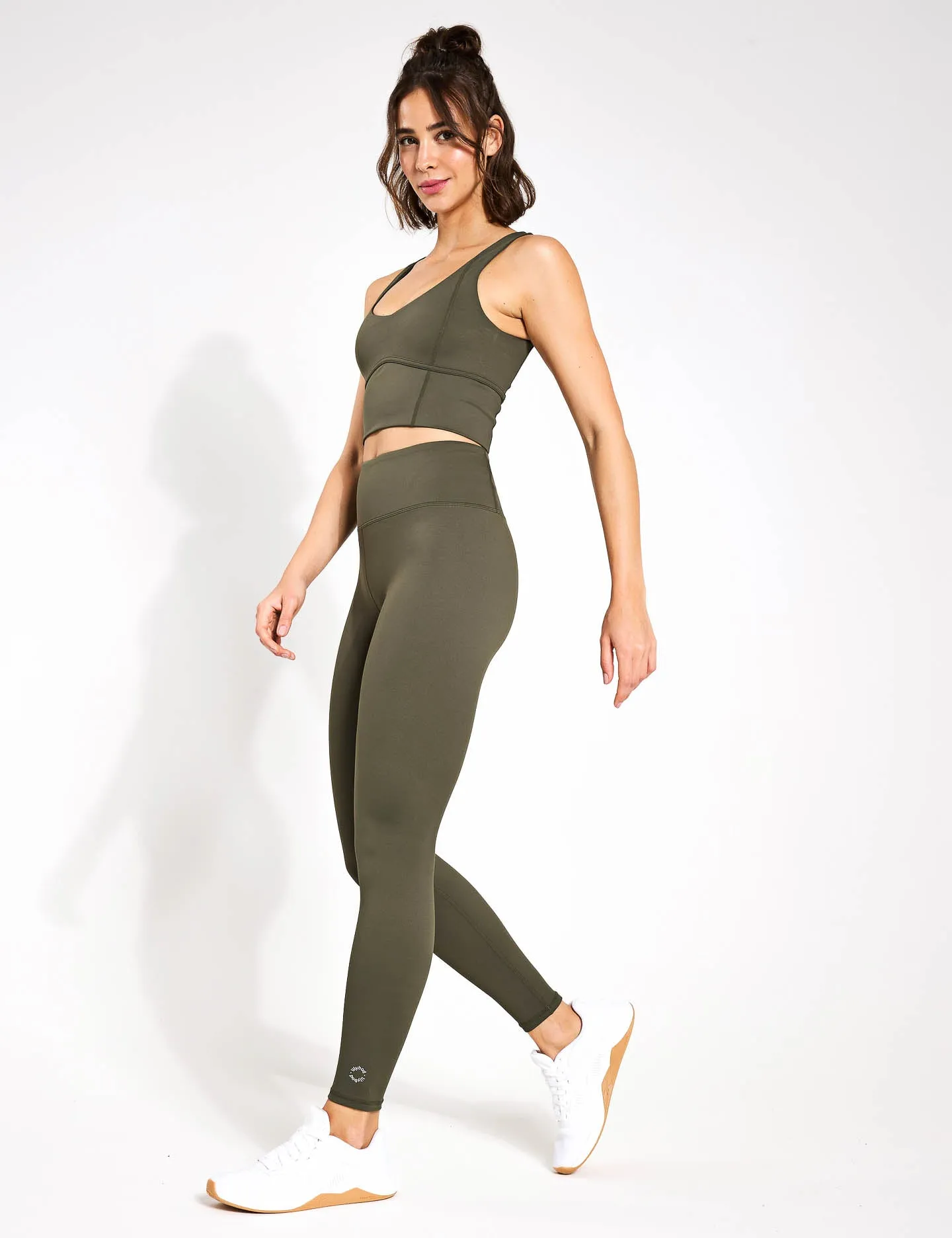 Camila Full Length Legging - Army Green