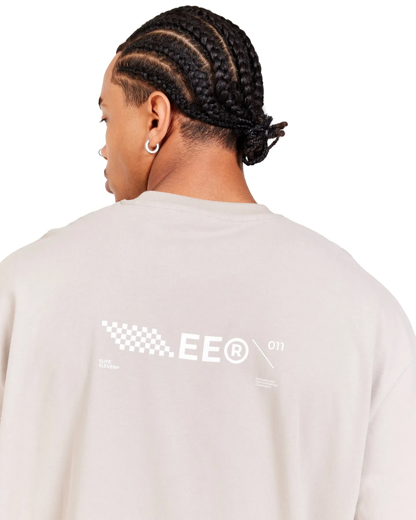 Capital V2 Oversized Tee - Taupe