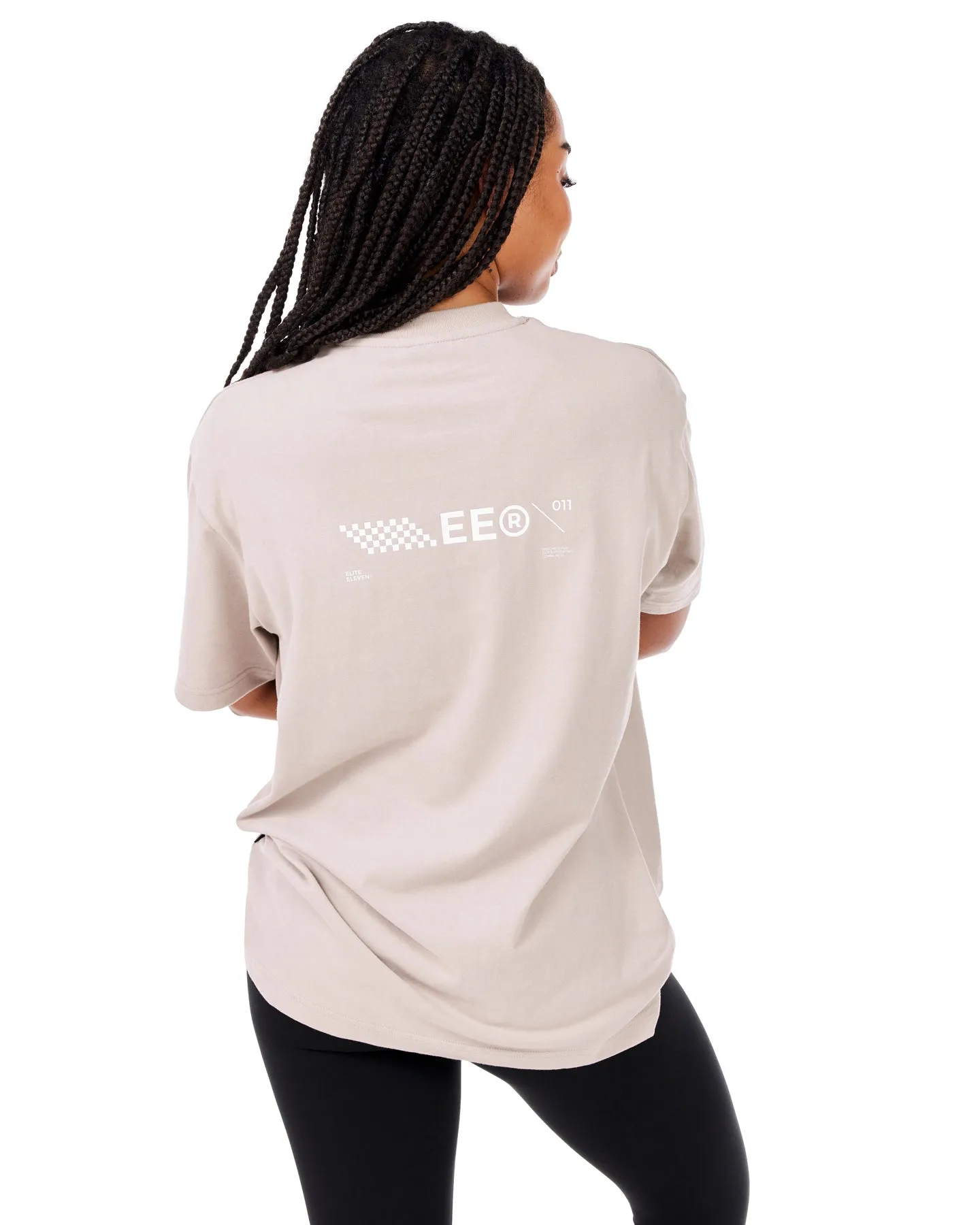 Capital V2 Oversized Tee - Taupe