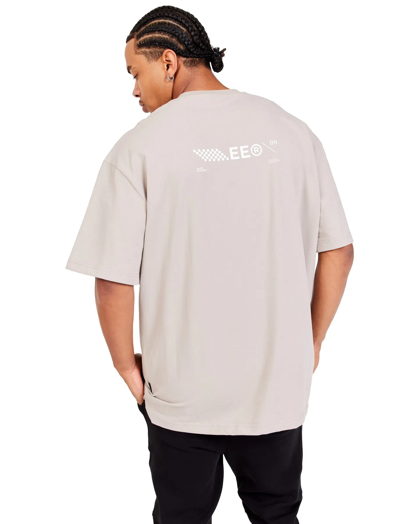 Capital V2 Oversized Tee - Taupe