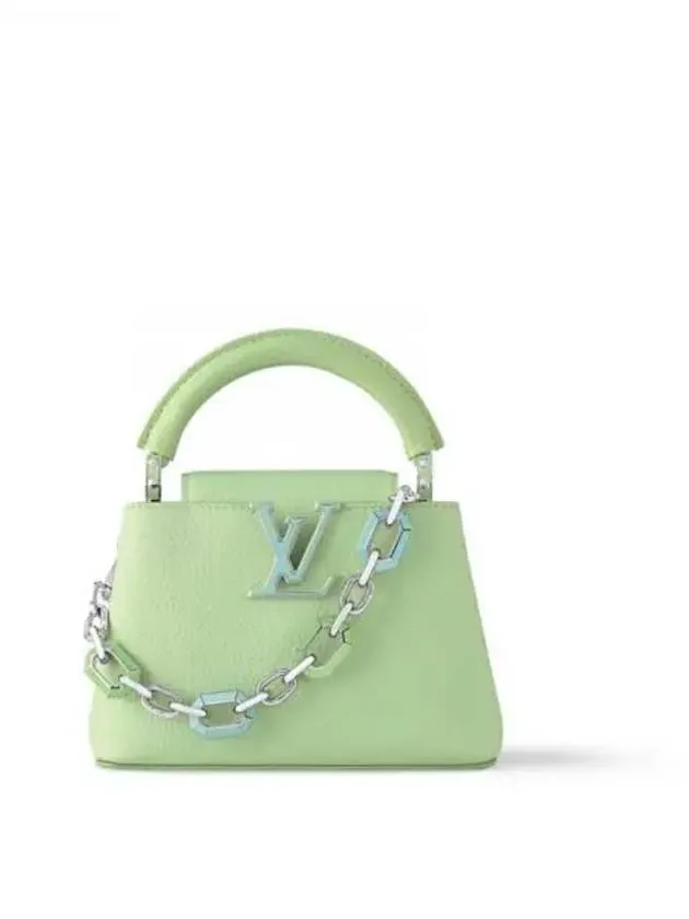 Capucines Mini Shoulder Bag Spring Green