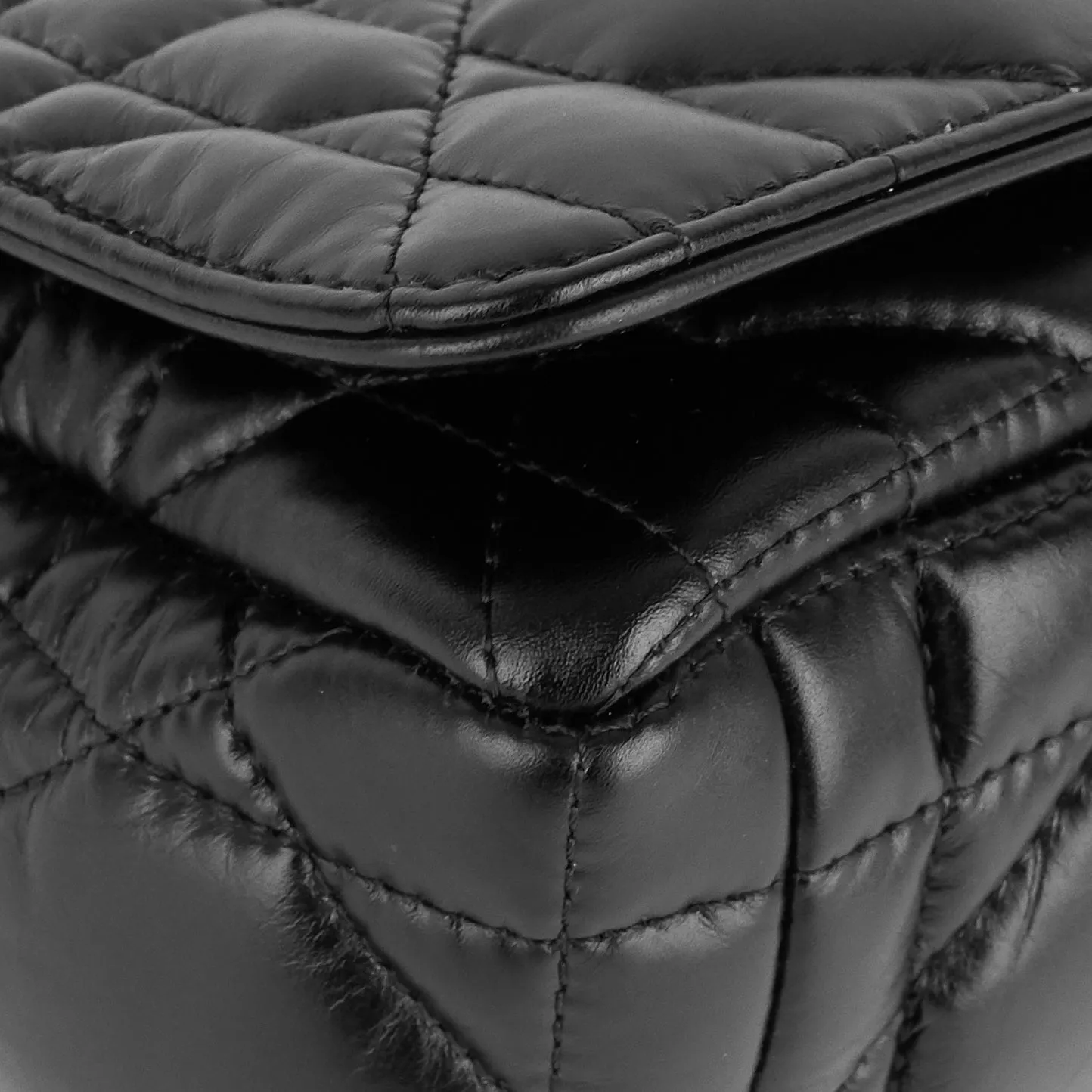 Caro Medium Quilted Macrocannage Calfskin Bag