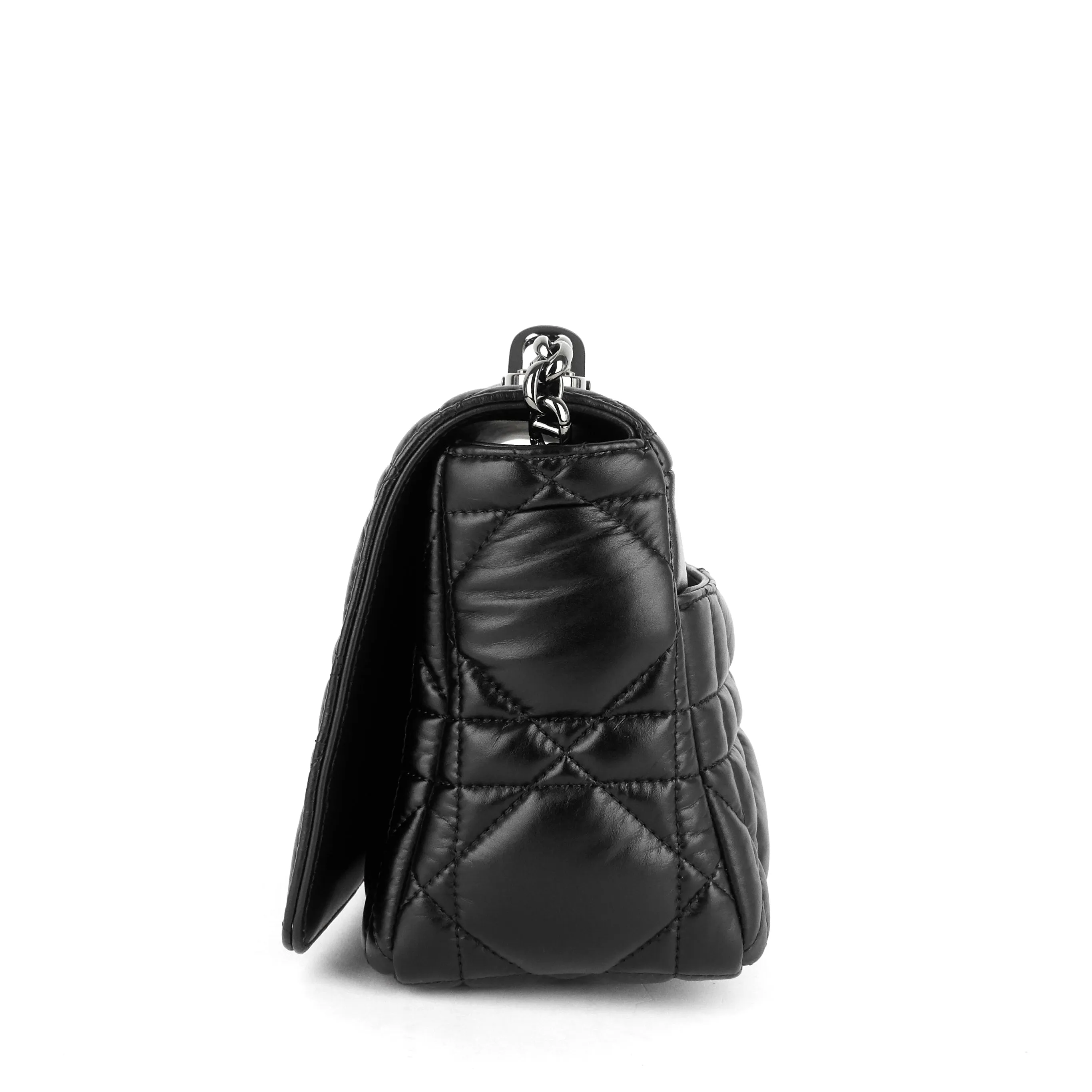 Caro Medium Quilted Macrocannage Calfskin Bag