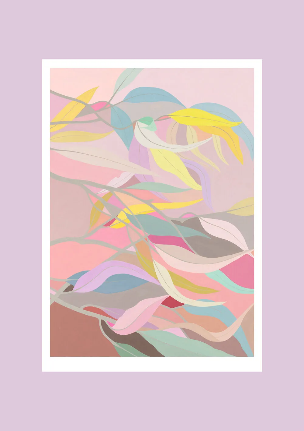 Claire Ishino A4 Print - Warm Summer Sunset