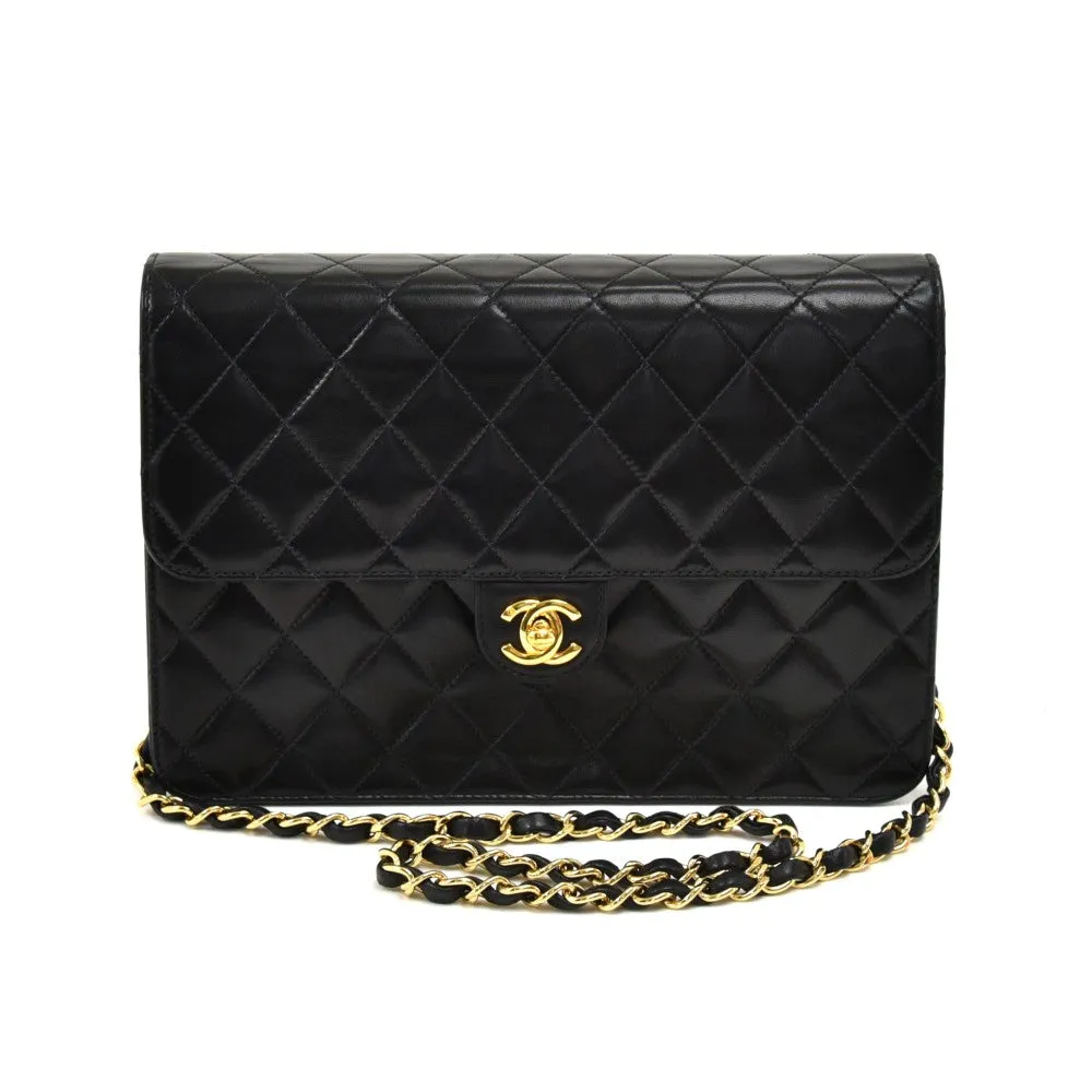 Classic Quilted Leather Single Flap Bag