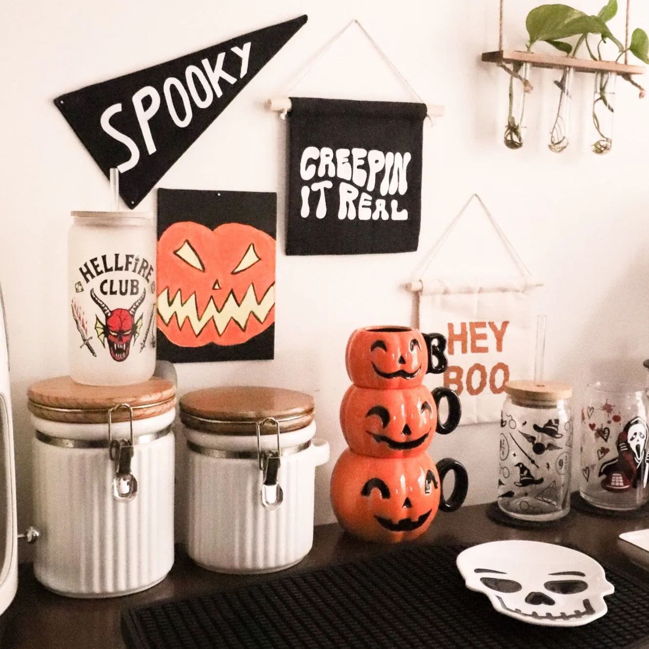 Creepin' it Real Hanging Sign