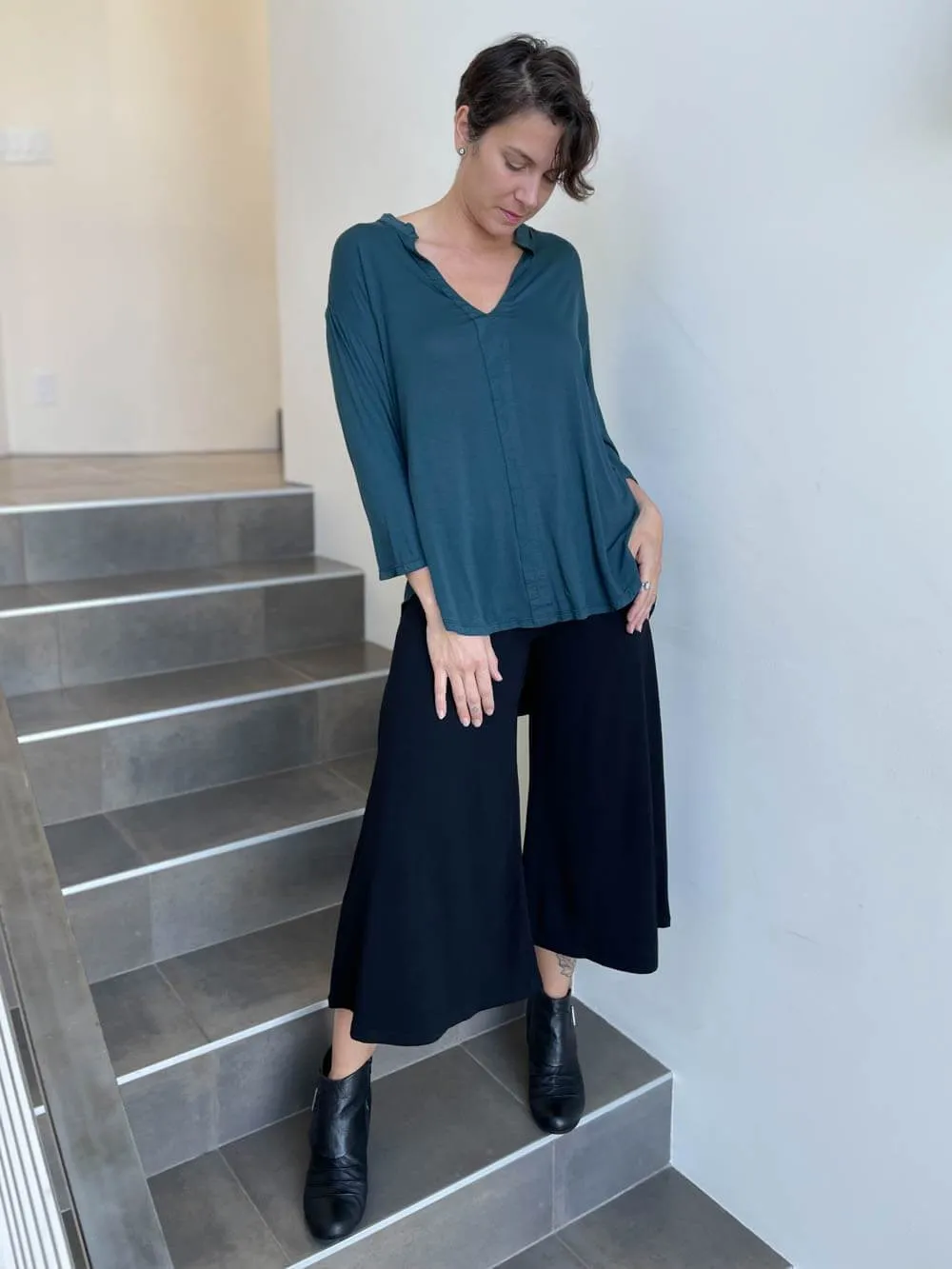 Cropped Flare Pants