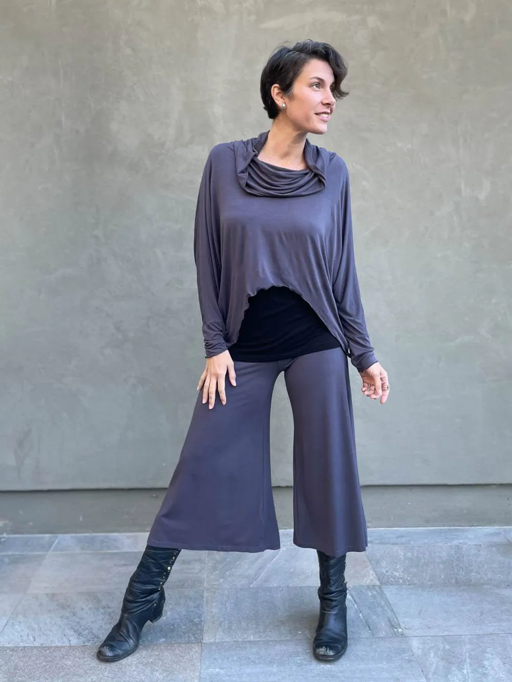 Cropped Flare Pants