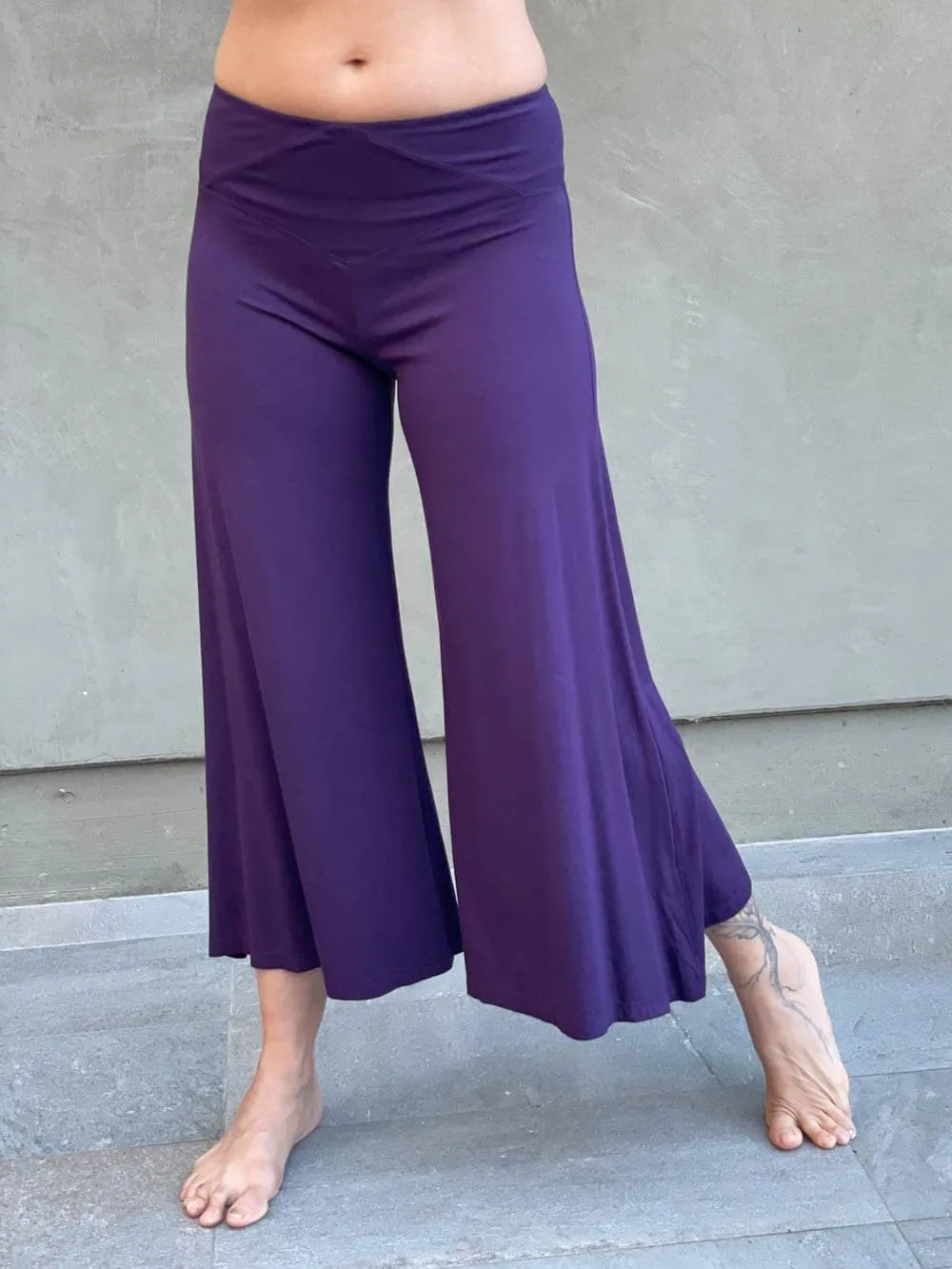 Cropped Flare Pants