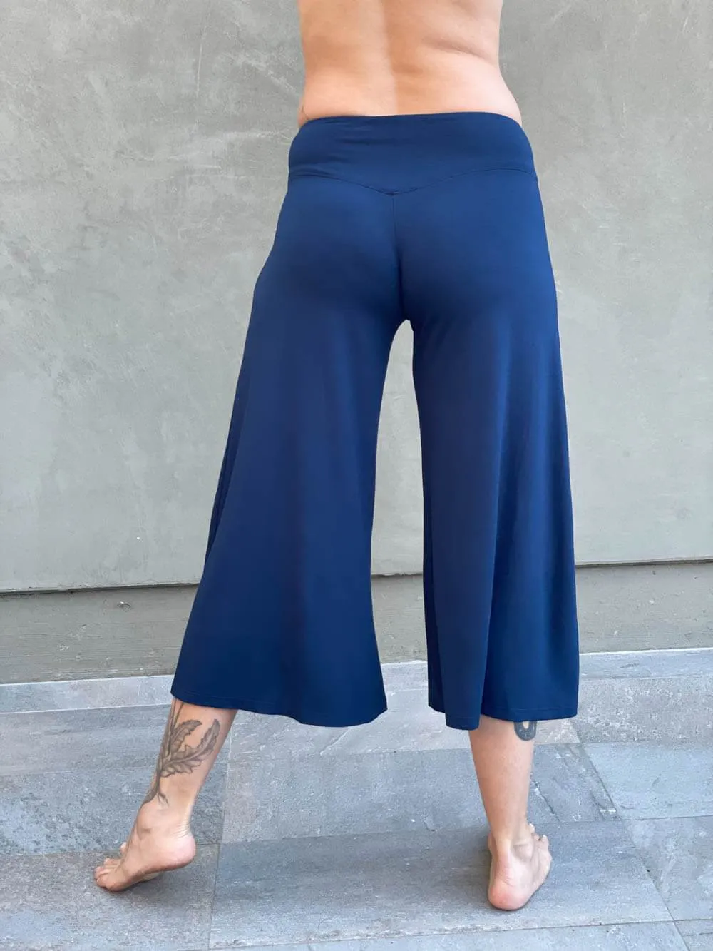 Cropped Flare Pants