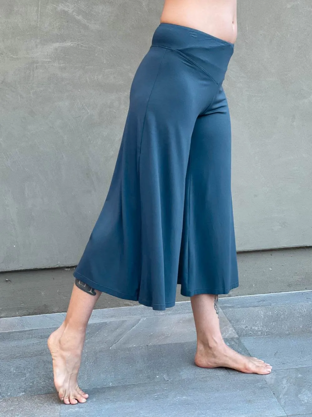 Cropped Flare Pants