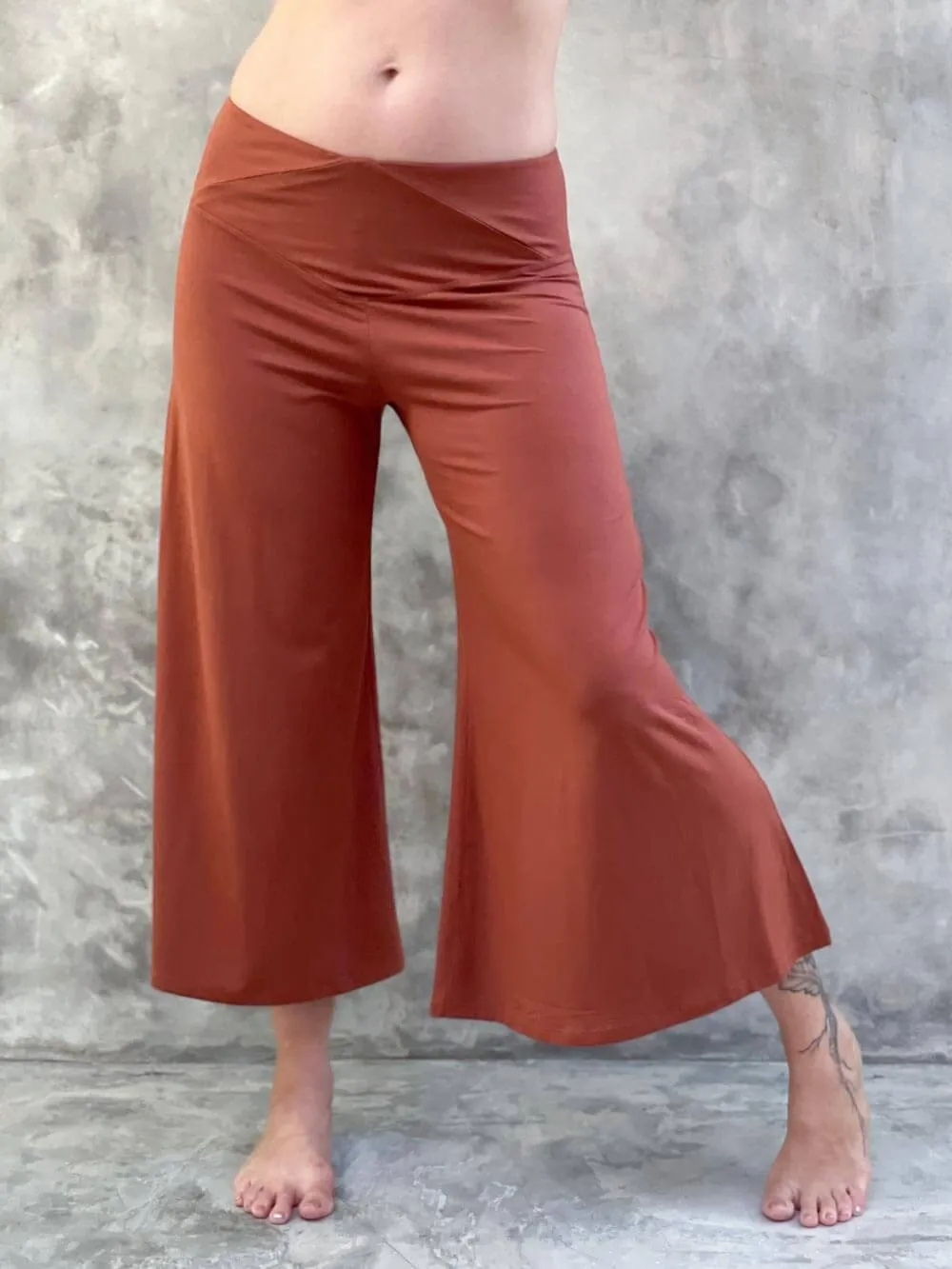 Cropped Flare Pants
