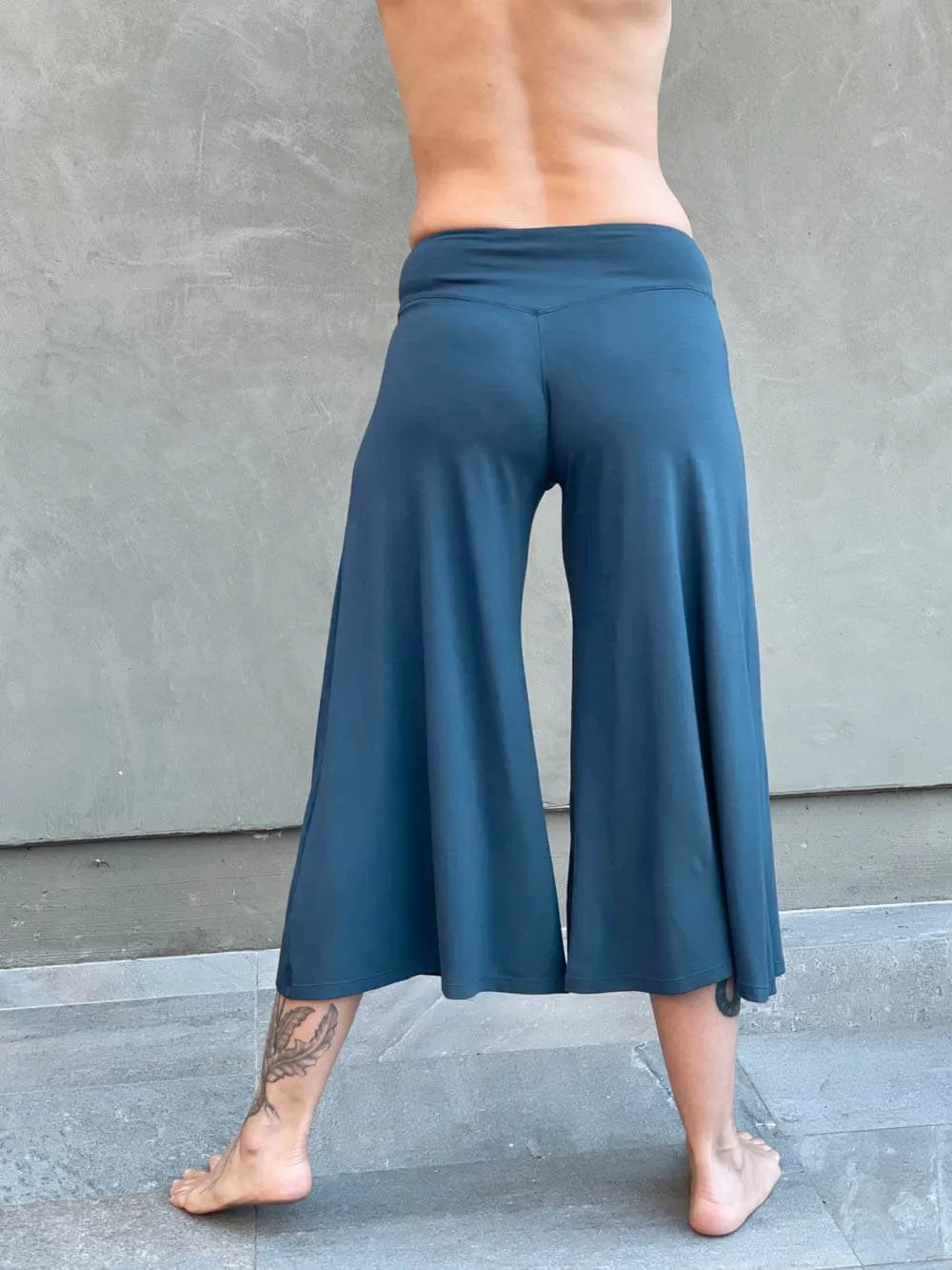 Cropped Flare Pants