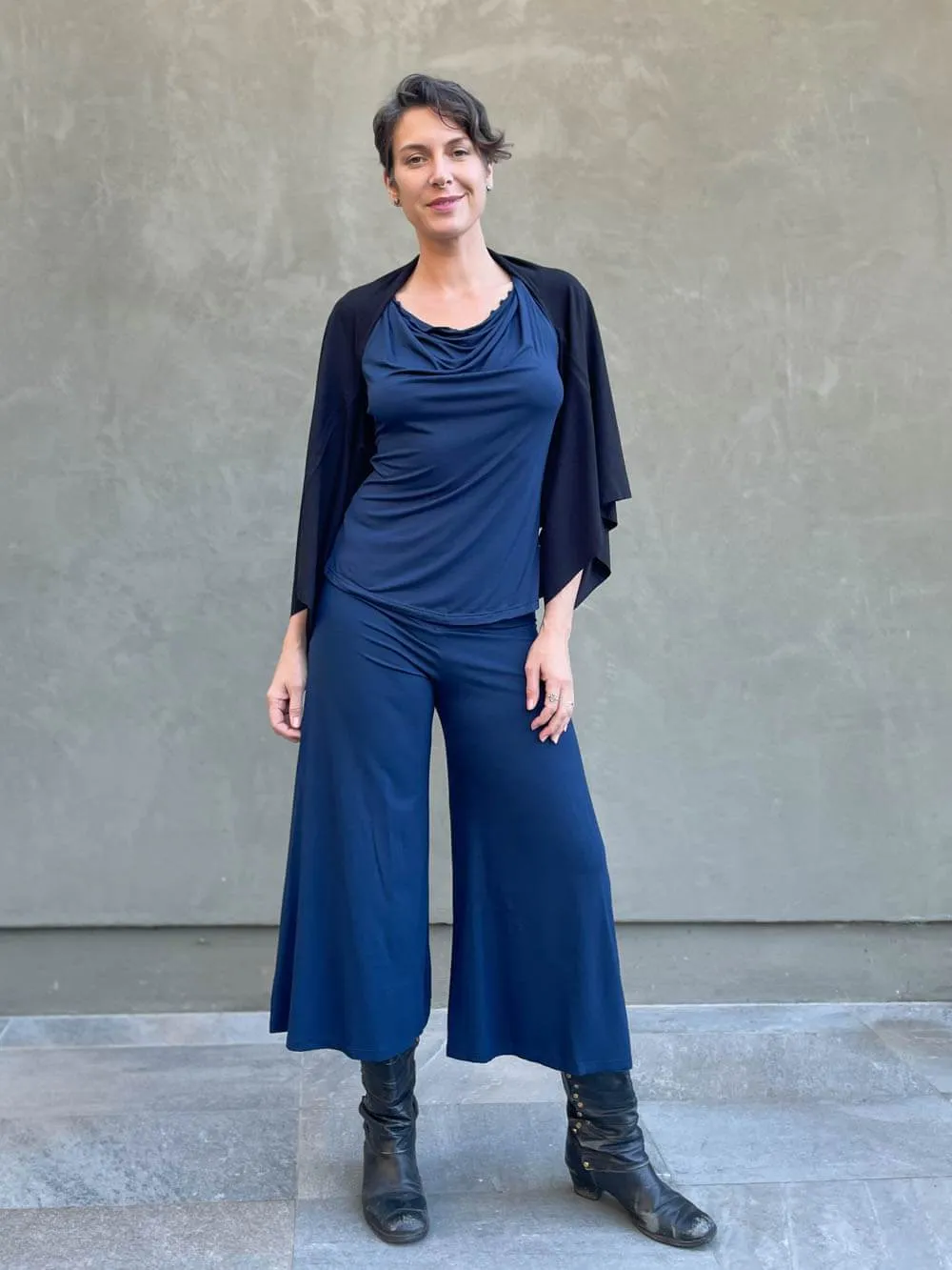 Cropped Flare Pants