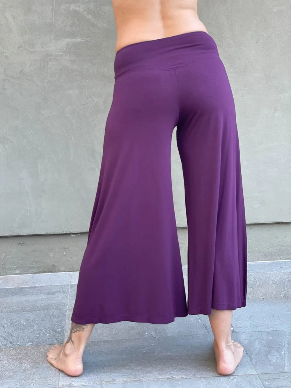 Cropped Flare Pants