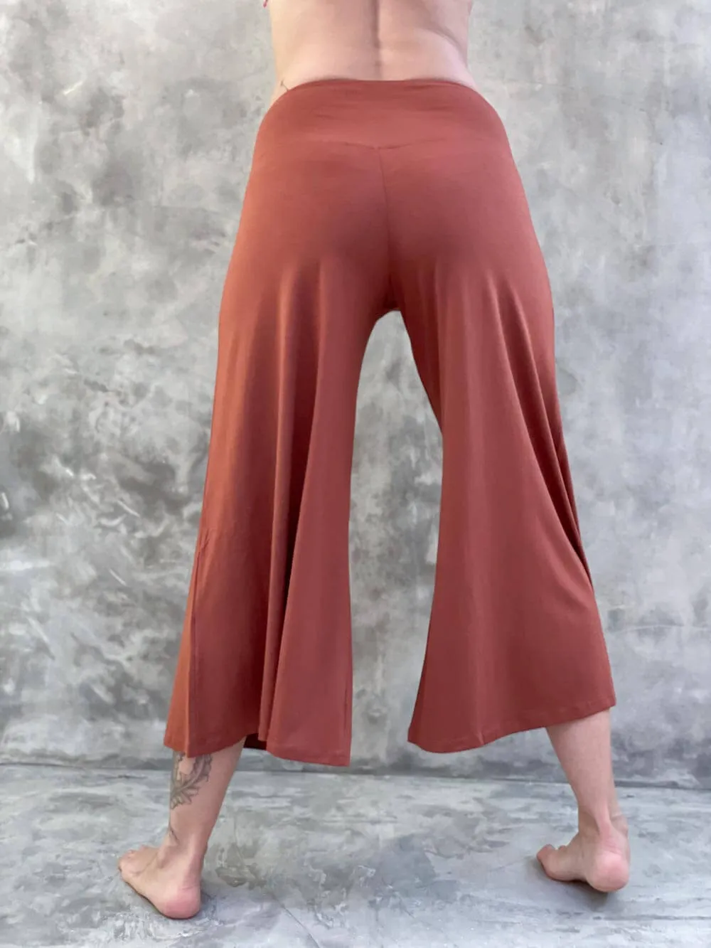 Cropped Flare Pants