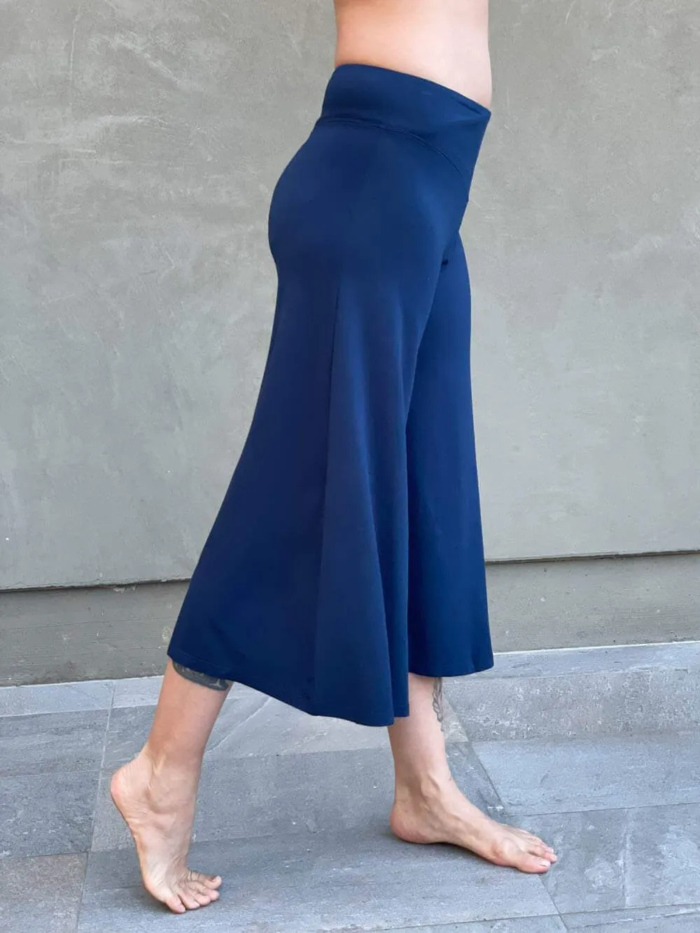 Cropped Flare Pants