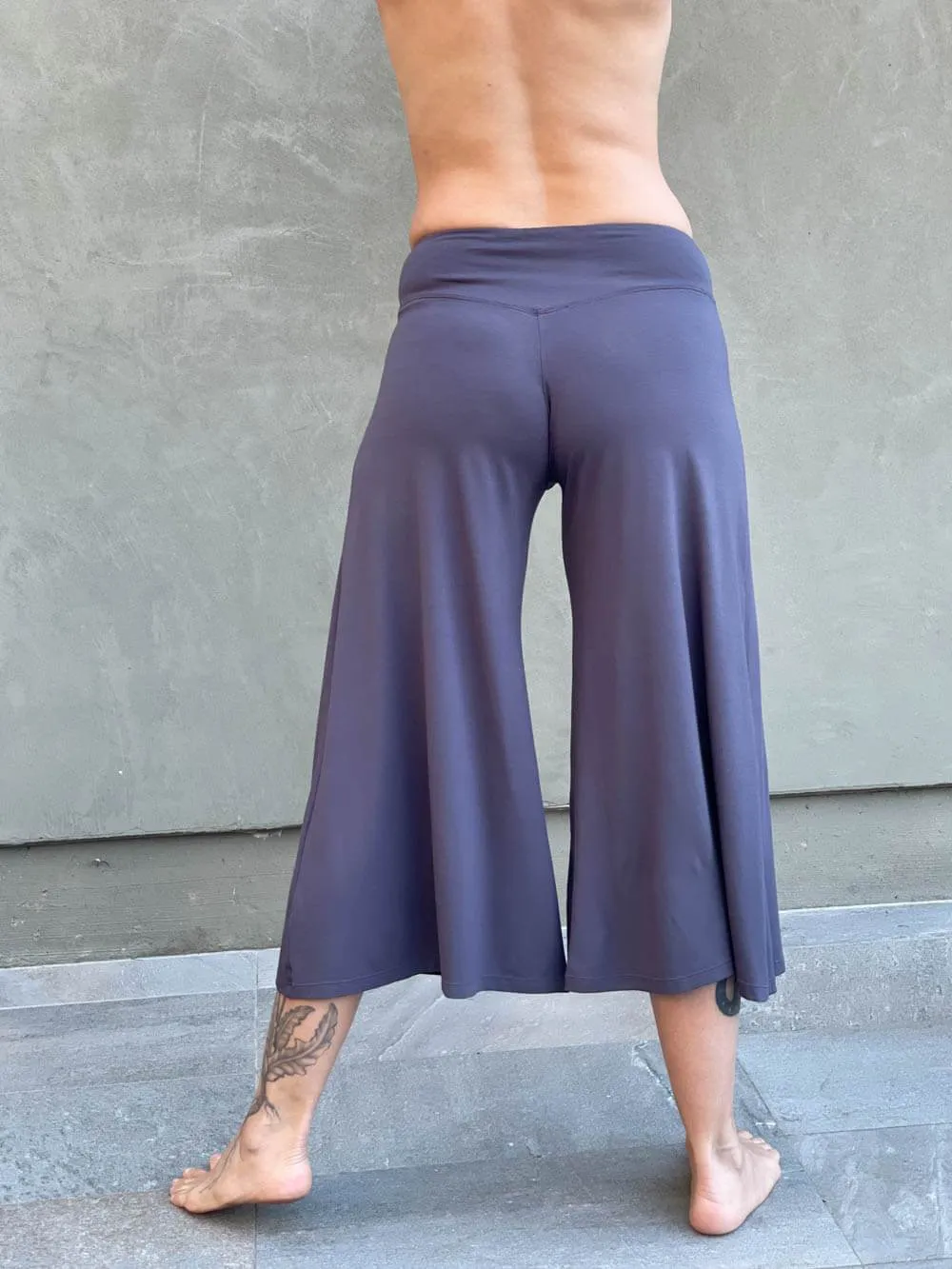 Cropped Flare Pants