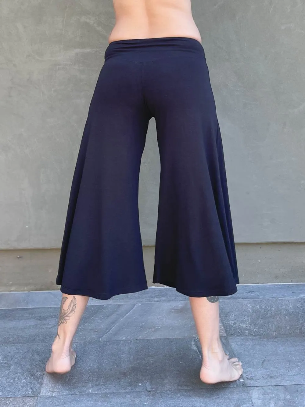 Cropped Flare Pants
